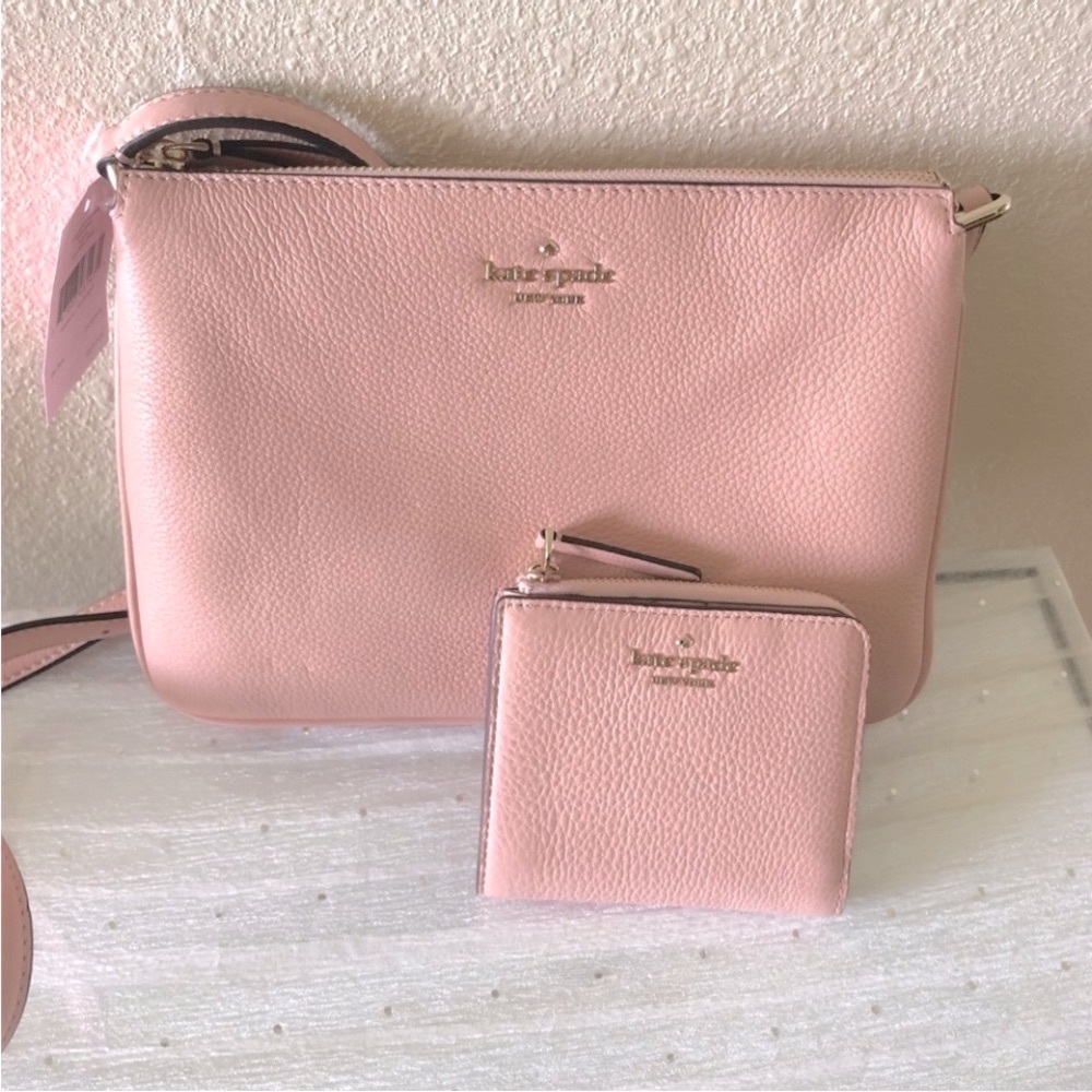 Kate Spade Pink Crossbody Bag with wallet